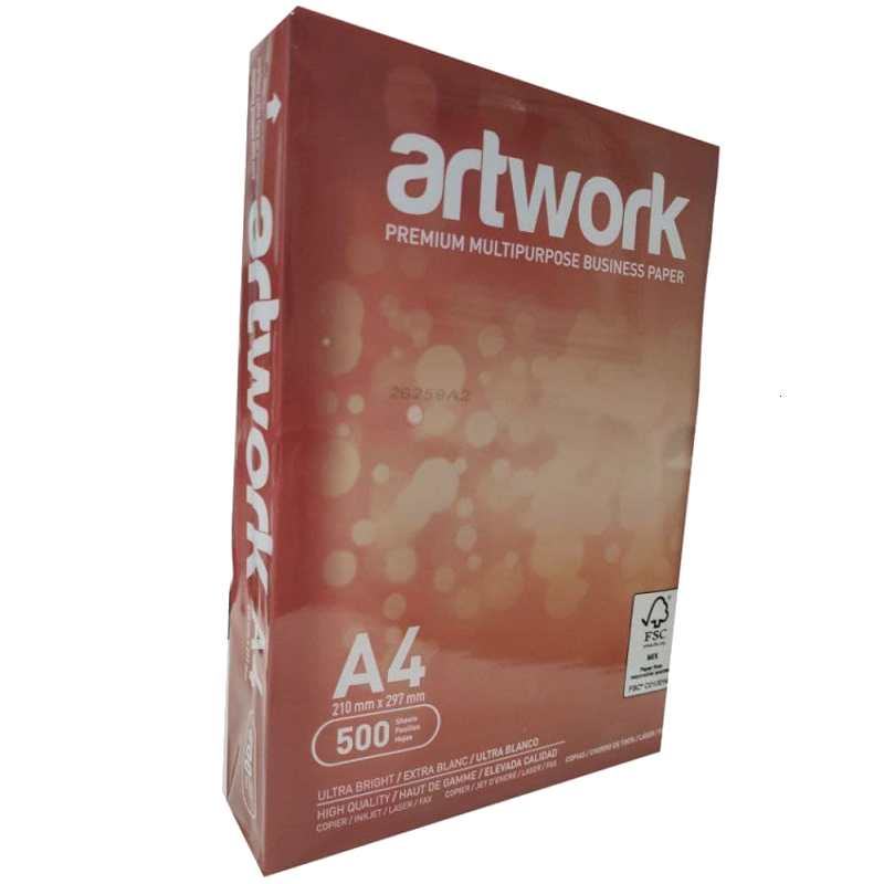 Папір для друку ARTWORK A4, 80 г/м2, 500 арк., білий